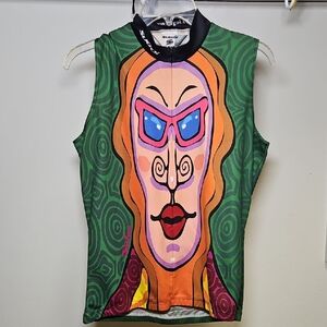 SUGOI | Multicolor Graphic Bicycle Top | M